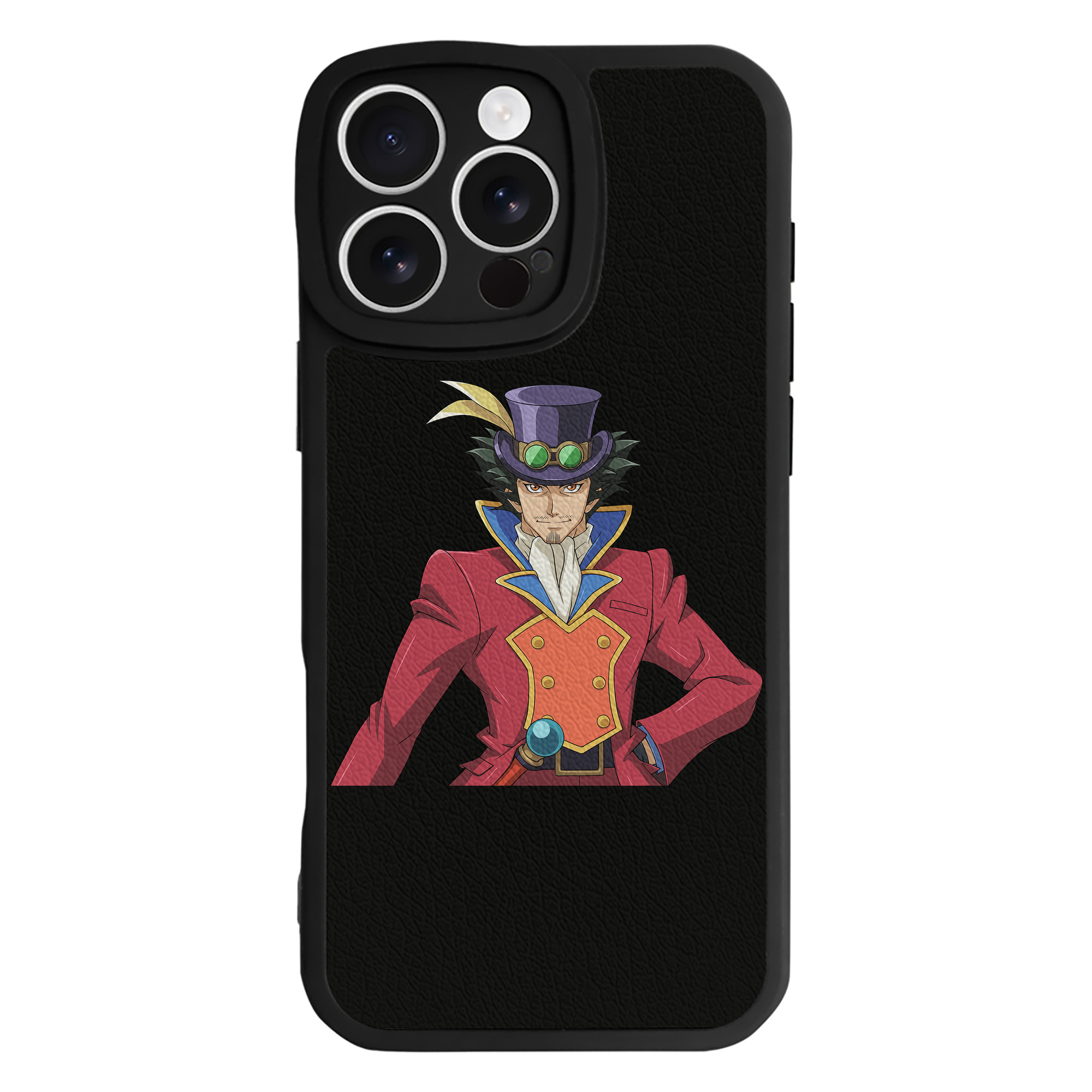 （画像用） 遊☆戯☆王 Yu-Gi-Oh! 【iPhone 16シリーズ対応】シリコンスマホケース（レザー調） 材質：シリコン